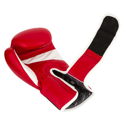 Боксерські рукавички PowerPlay 3018 Червоні 16 унцій (FO83PP_3018_16oz_Red) фото №7