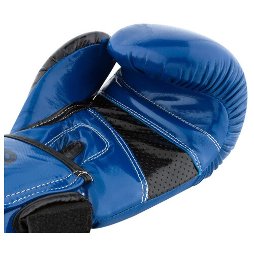 Рукавички для боксу PowerPlay 3017 12 унцій Blue Carbon фото №2