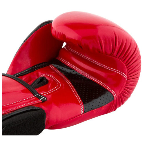 Рукавички для боксу PowerPlay 3017 16 унцій Red Carbon фото №2