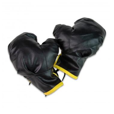 Боксерські рукавички NEW Strateg жовто-чорні (2079) фото №1