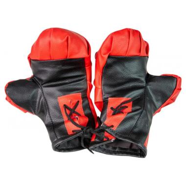 Боксерські рукавички NEW Strateg червоно-чорні (2077) фото №1