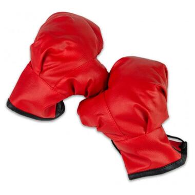Боксерські рукавички NEW Strateg червоно-чорні (2077) фото №3