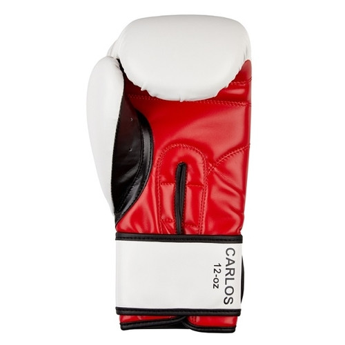 Рукавички боксерські Benlee Rocky Marciano Carlos 10oz PU Бело-черно-червоні (199155 (white/black/red) 10oz) фото №3