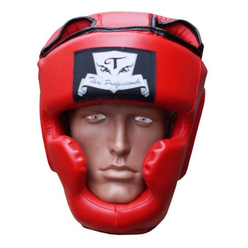 Шолом боксерський Thai Professional HG3T (XL) Червоний фото №1