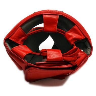 Боксерський шолом Thor 716 (Leather) Red L фото №3