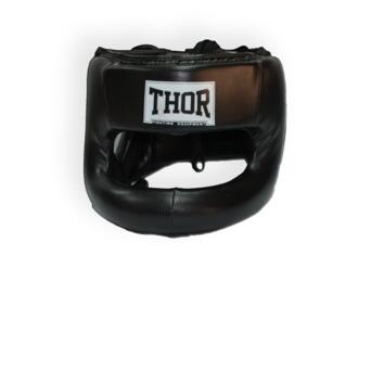 Шолом боксерський Thor Nose Protection 707 (Leather) Black XL фото №1