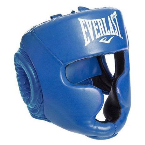 Шолом боксерський з повним захистом Everlast BO-3954 M Синій (37429418) фото №1