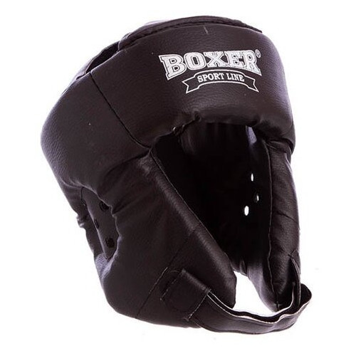 Шолом боксерський відкритий Boxer 2030 L Чорний (37429467) фото №1