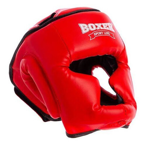 Шолом боксерський з повним захистом Boxer 2036 M Червоний (37429469) фото №1