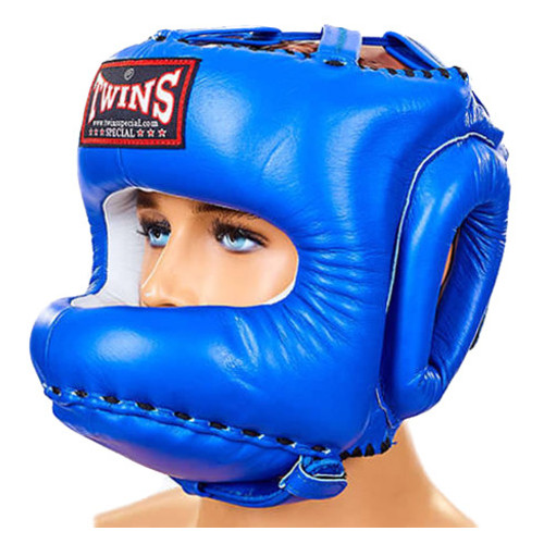 Екіпірування Twins Шолом боксерський з бампером HGL-10 XL Синій (37426022) фото №1