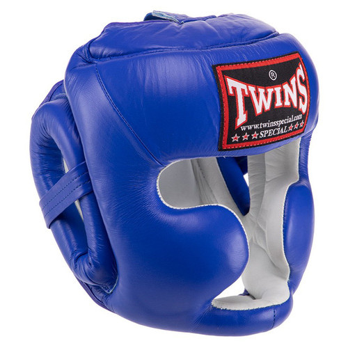 Шолом боксерський з повним захистом Twins HGL6 S Синій (37426157) фото №1