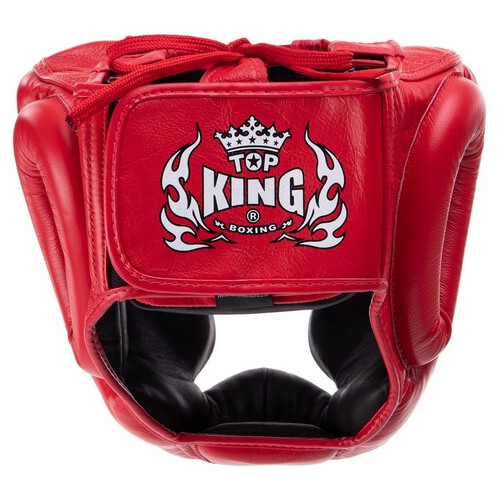 Шолом боксерський Top King Boxing у мексиканському стилі Extra Coverage TKHGEC-LV S Червоний (37409084) фото №4