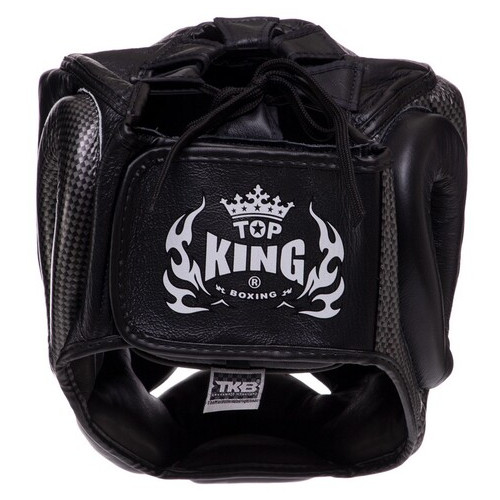 Шолом боксерський Top King Boxing із повним захистом Empower TKHGEM-02 S Чорно-срібний (37409083) фото №4