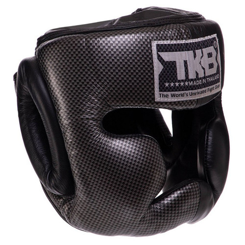 Шолом боксерський Top King Boxing із повним захистом Empower TKHGEM-02 S Чорно-срібний (37409083) фото №1
