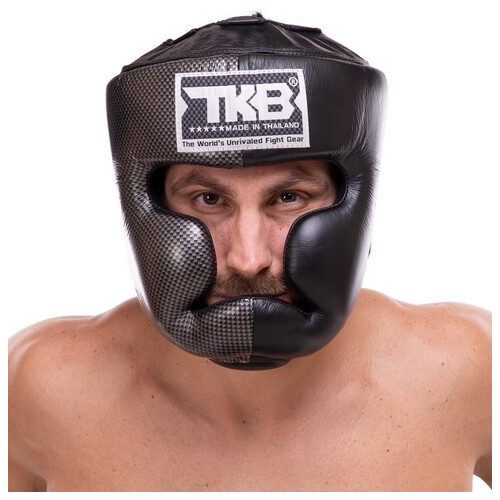 Шолом боксерський Top King Boxing із повним захистом Empower TKHGEM-02 S Чорно-срібний (37409083) фото №6