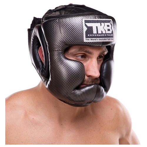 Шолом боксерський Top King Boxing із повним захистом Empower TKHGEM-02 S Чорно-срібний (37409083) фото №7