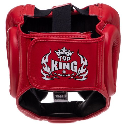 Шолом боксерський у мексиканському стилі Top King Boxing Full Coverage TKHGFC-EV M Червоний (37551046) фото №4