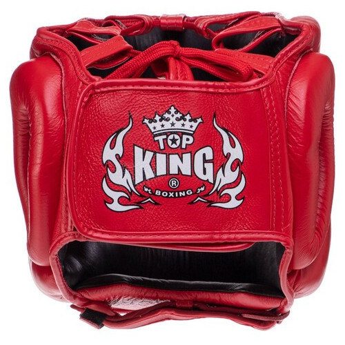 Шолом боксерський з бампером Top King Boxing TKHGPT-CC XL Червоний (37551053) фото №4
