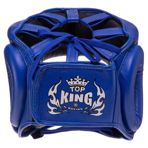 Шолом боксерський із бампером Top King Boxing Pro Training TKHGPT-OC L Синій (37551054) фото №4