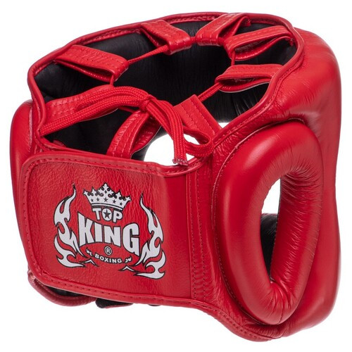 Шолом боксерський з бампером Top King Boxing TKHGPT-OC XL Червоний (37551054) фото №3