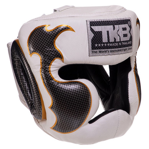 Шолом боксерський з повним захистом Top King Boxing Empower TKHGEM-01 S Біло-срібний (37551050) фото №1