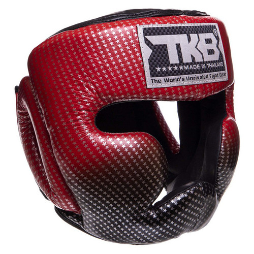 Шолом боксерський з повним захистом Top King Boxing Super Star TKHGSS-01 S Червоний фото №1