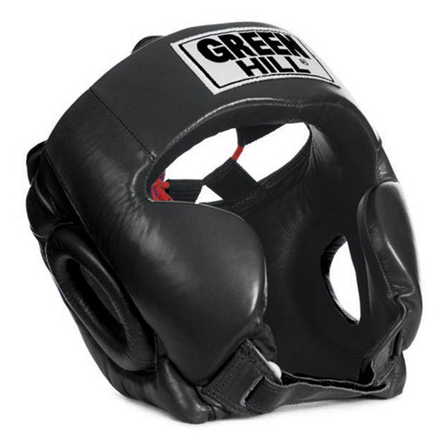 Боксерский шлем Green Hill CLUB L Черный фото №1