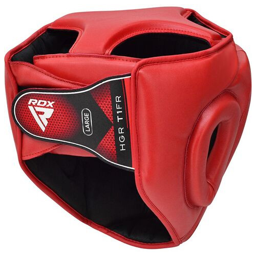 Боксерський шолом RDX Guard Red L фото №4