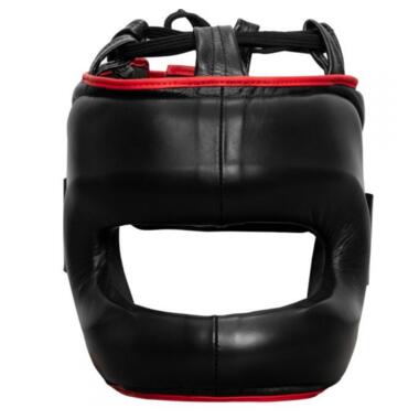 Боксерський шолом з бампером TITLE Boxing Face Saver (L) Чорний фото №3