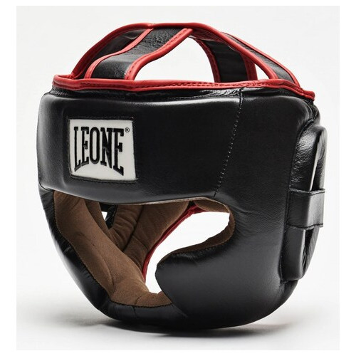 Боксерський шолом Leone Full Cover Black 500024 M фото №1