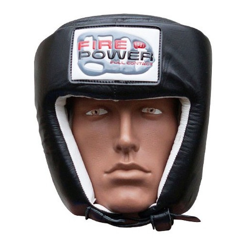 Шолом боксерський FirePower FPHG2 (XL) Чорний фото №1