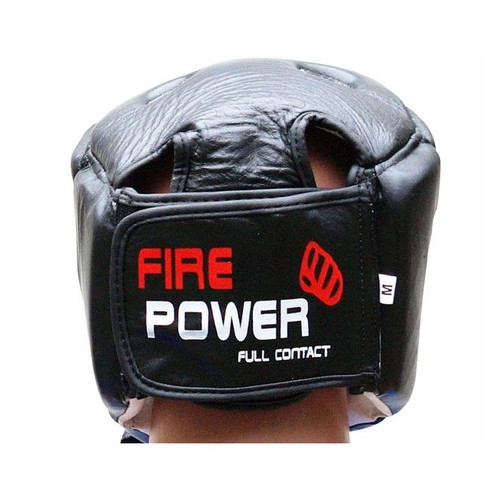 Шолом боксерський FirePower FPHG2 (XL) Чорний фото №3