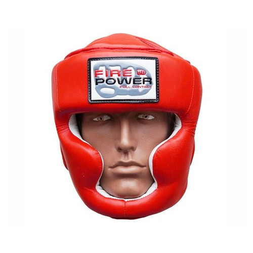 Шолом боксерський FirePower FPHG3 (M) Червоний фото №1