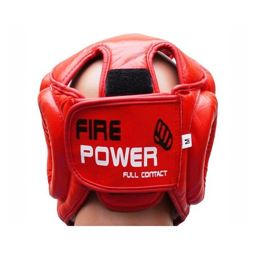 Шолом боксерський FirePower FPHG3 (M) Червоний фото №4