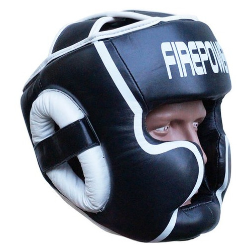 Шолом боксерський FirePower FPHG5 (XL) Чорний фото №1