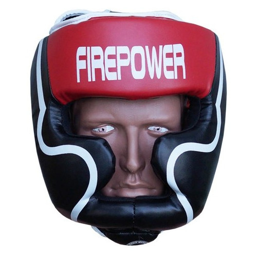 Шолом боксерський FirePower FPHGA5 (L) Червоний фото №2