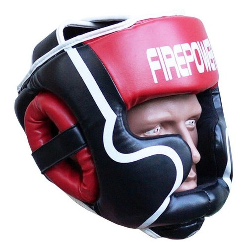 Шолом боксерський FirePower FPHGA5 (L) Червоний фото №1