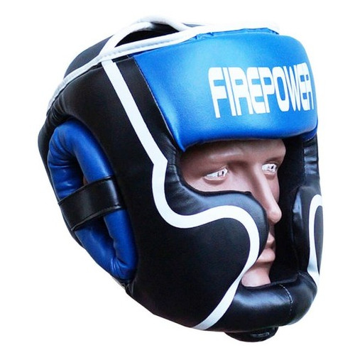 Шолом боксерський FirePower FPHGA5 (M) Синій фото №1