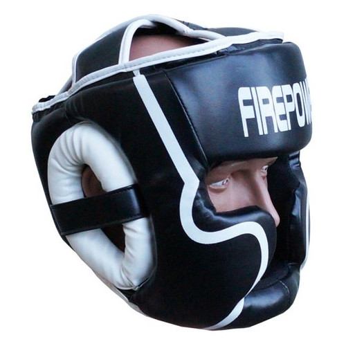 Шолом боксерський FirePower FPHGA5 (M) Чорний фото №1