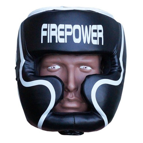 Шолом боксерський FirePower FPHGA5 (M) Чорний фото №2