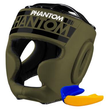 Боксерський шолом Phantom APEX Full Face Army Green фото №1