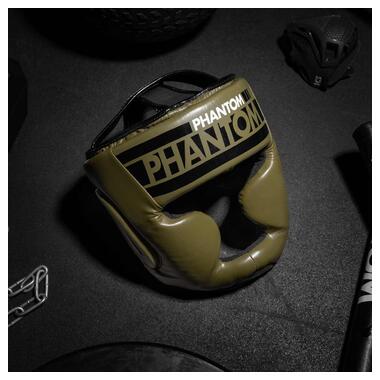 Боксерський шолом Phantom APEX Full Face Army Green фото №6