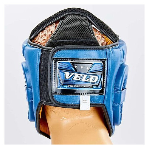Шолом боксерський з повним захистом Velo VL-8193 XL Синій (37241018) фото №3