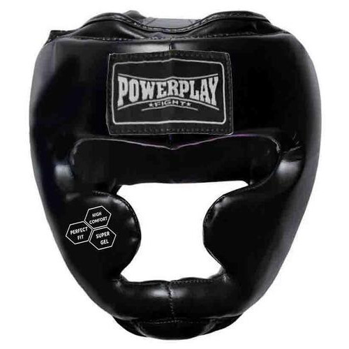 Шолом боксерський тренувальний PowerPlay 3043 L Black фото №2