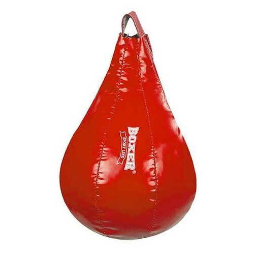 Груша набивна краплеподібна підвісна Boxer 1014-01 Червоний (37429251) фото №1