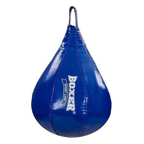 Груша набивна краплеподібна підвісна Boxer 1014-02 Синій (37429252) фото №1