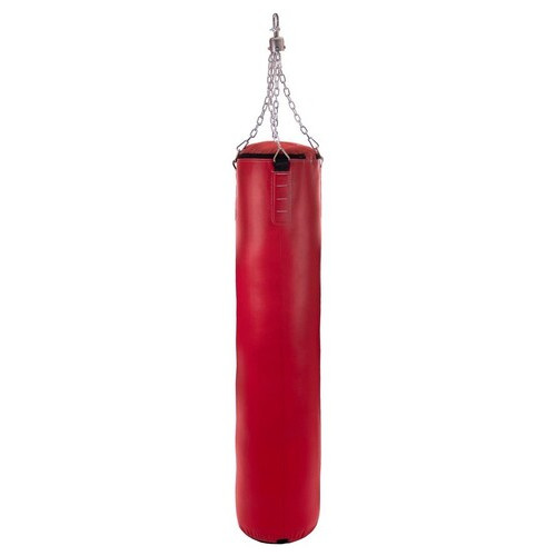 Мішок боксерський FDSO Циліндр з кільцем та ланцюгом Zhengtu BO-2336 180см Червоний (37508103) фото №2