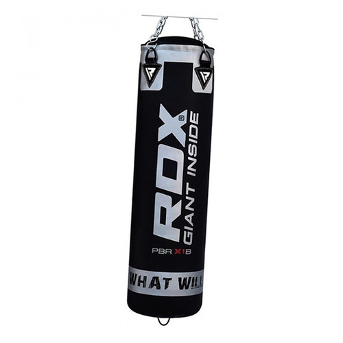 Боксерський мішок RDX Leather 140см Чорний (37260044) фото №1