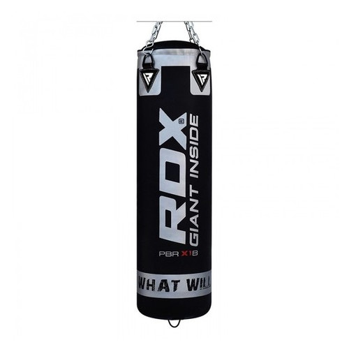 Боксерський мішок RDX Leather Black 1.2 м, 40-50 кг фото №1