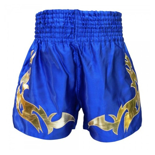 Шорти для тайського боксу Thai Professional S16(L) Синій із золотом фото №2